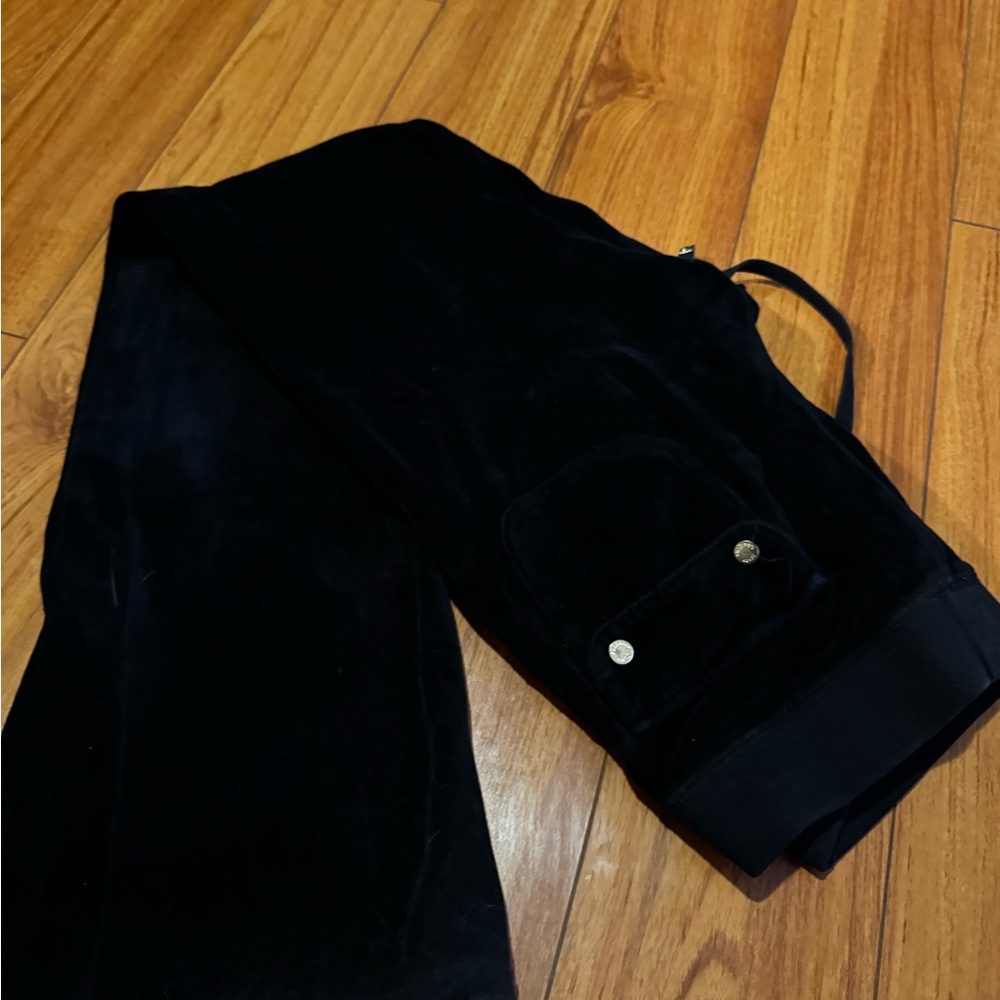 Black Velvet Pants